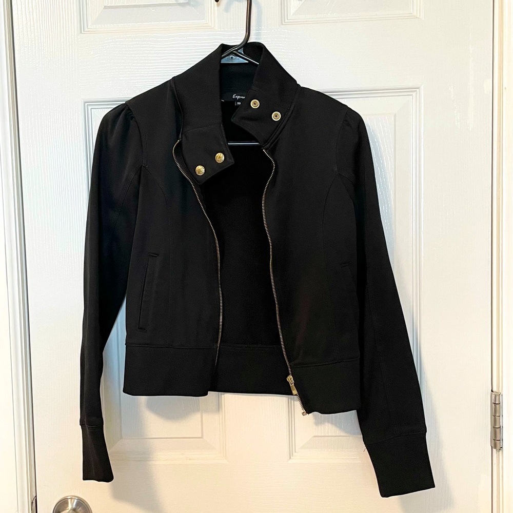 Black Express Bomber Jacket